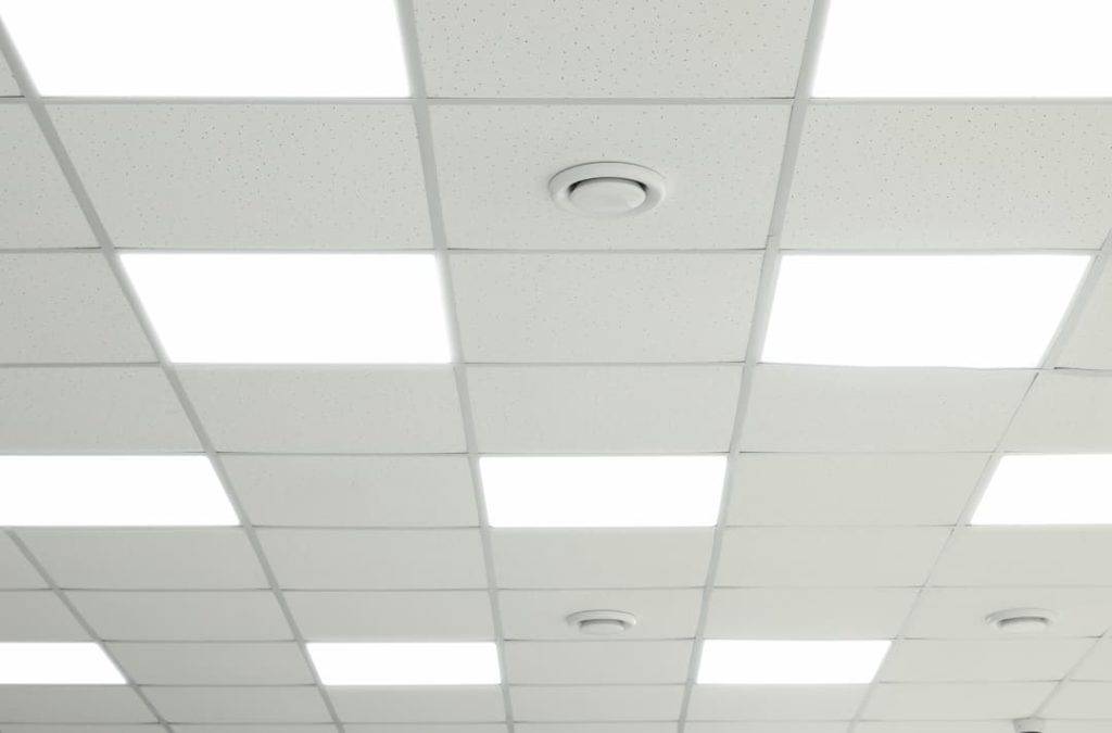 Suspended Ceiling With Lights